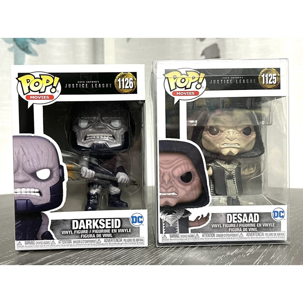 Funko POP! Movies Justice League Darkseid #1126 and Desaad #1125 Vinyl Figure DC